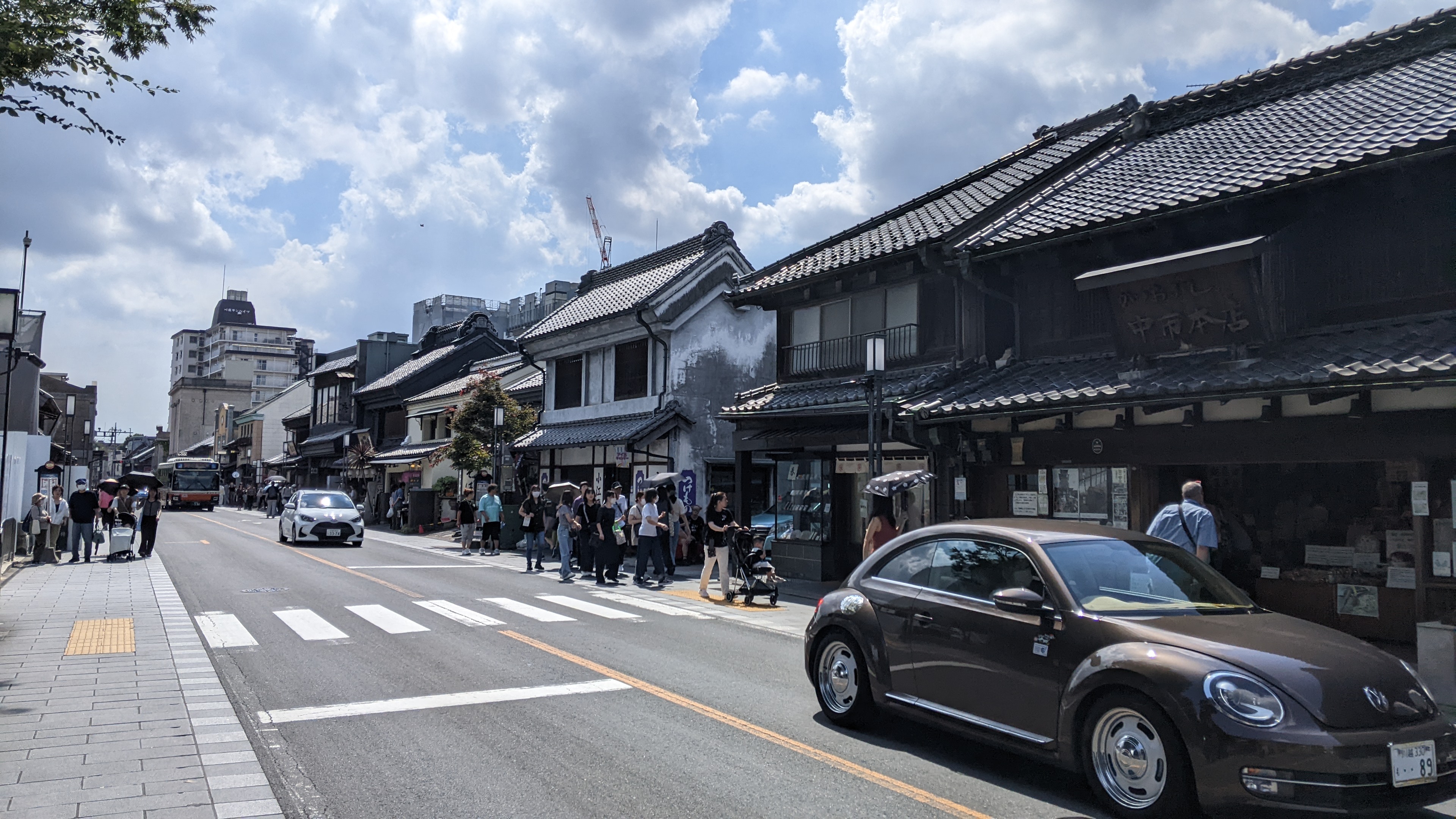 traditional japanese shops along the street
