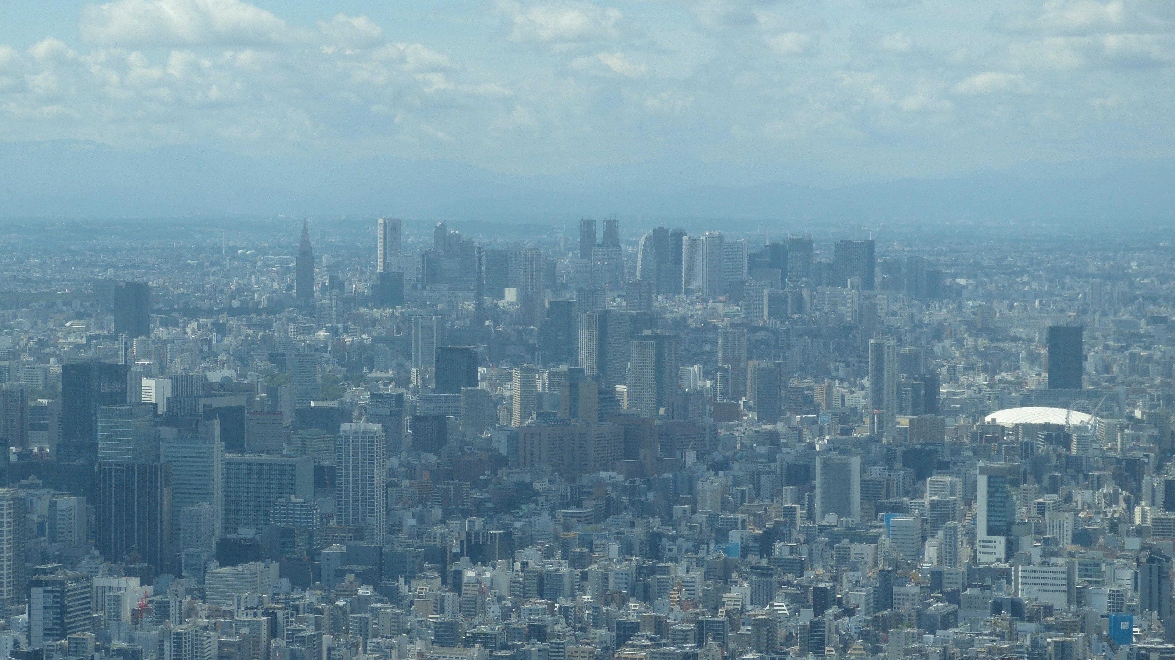 view of tokyo from skytree