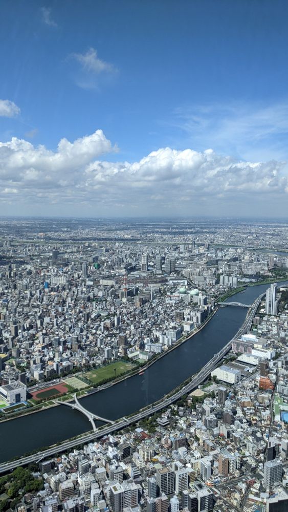 East Tokyo with a focus on the Sumida River