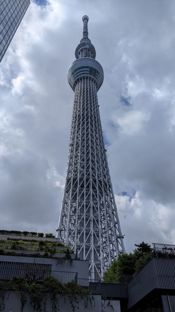 Skytree from the surrounding area